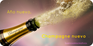 año nuevo champagne